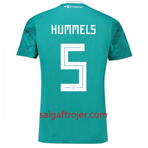 Tyskland Fodboldtrøjer Hummels 5 Udebanesæt VM 2018 Tyskland Fodboldtrøjer Hummels 5 Udebanesæt VM 2018